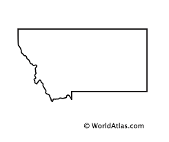 Perfect for coloring, interactive notebooks, or state reports. Montana Maps Facts World Atlas