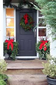 Wreath On Front Door