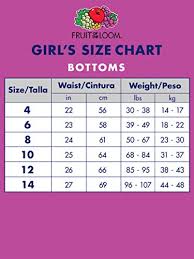Details About Fruit Of The Loom Girls Big Cotton Brief Underwear 14 Multicolor Size 14