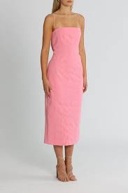 hire irisa dress in candy pink misha