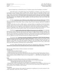 student sample essay of the weintraub article erwc 