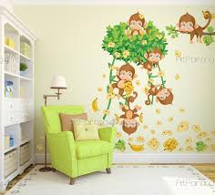 Wall Stickers For Kids Monkeys In The