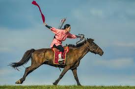 living arrow of mongolian horseback archery