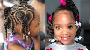 There are so many trendy kids hairstyles that could support your kids' look. Cute Little Kids Natural Hairstyles Youtube