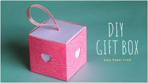 make gift box easy paper craft ideas