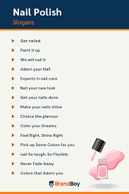 catchy nail polish slogans and lines
