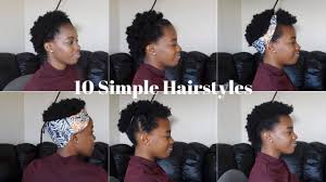 Tapered for those with a teeny weeny afro (twa), tapering your 'fro is a slick way to give it a little edge. 10 Super Easy Quick Short 4c Natural Hairstyles Youtube