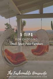 Small Space Patio Furniture