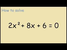 Solve X 2 6x 16 0 You