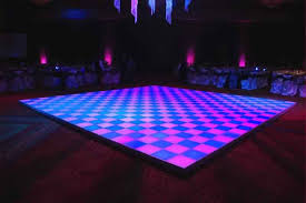 rectangular acrylic led dance floor