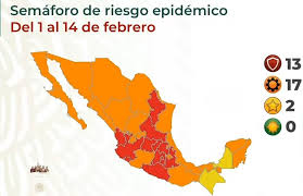 14 estados del país permanecen en color verde, 15 en amarillo, 3 en naranja y ninguno en rojo. 13 Estados En Semaforo Rojo Campeche Pasa A Color Amarillo Por Covid 19 Capital 21 Noticias