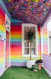 12 Rainbow Color Wall Painting Ideas