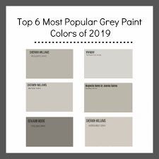 6 most popular grey paint colors of 2019