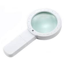 Magnifying Glass With Light 30x Handheld Large Magnifying Glass 12 Led Illuminated Lighted Magnifier For Macular Degeneration Seniors Reading Soldering Inspection Coins Jewelry Exploring Walmart Com Walmart Com
