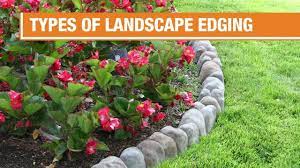 Landscape timbers, long pieces of square or rounded lumber, work well as a border for straight driveways. Best Landscape Edging For Your Yard The Home Depot