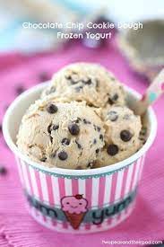 chocolate chip cookie dough frozen