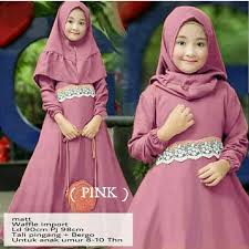 Rumah busana anak muslim ini dikelola oleh. Jual Baju Gamis Anak Perempuan Busana Muslim Anak Syari 8 10 Tahun Pink Murah Mei 2021 Blibli