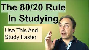 what is the 80 20 rule in studying