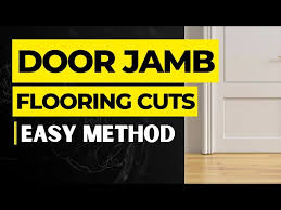 door jamb cuts with vinyl flooring