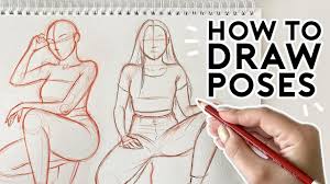 If you follow the original proportions, drawing the … a beginner or if you still have issues drawing the human body , you can check my tutorial about how to draw a person´s whole body. How To Draw Poses Half Body Sitting Poses Drawing Tutorial Youtube
