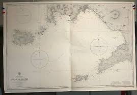 Vintage 1958 Nautical Chart Map Buzzards Bay Massachusetts