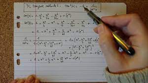 L1 Analyse : DL de tangente méthode 3 : tan^2 = -1 + 1/ cos^2 - YouTube