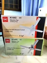 2 kdk ceiling fan k14x5 with remote