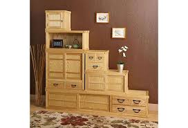 tansu cabinet wood