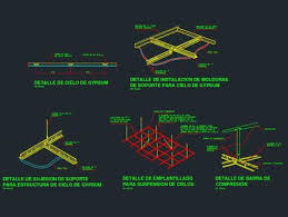 ceilings suspended on autocad 181