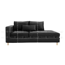 evelyn chaise leather lounge sofa