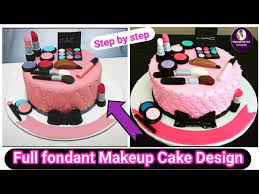 makeup cake design best birthday