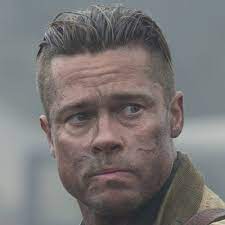 Brad pitt's haircuts have been an inspiration to men's hairstyles for years. Brad Pitt Fury Hairstyle Men S Hairstyles Today