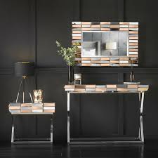 Rectangle Mirror Console Side Table
