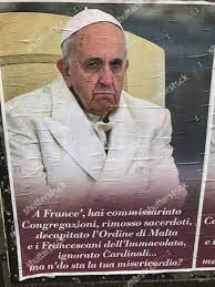 Anti Pope Francis posters Editorial Stock Photo - Stock Image | Shutterstock