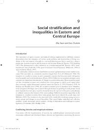pdf social stratification and inequalities in eastern and central pdf social stratification and inequalities in eastern and central europe