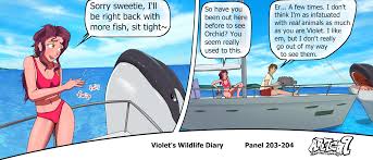 Violets Wildlife Diary: Panel 203