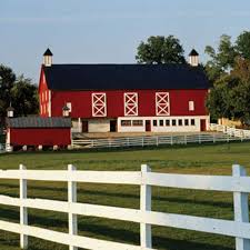 Red Barn And Fence Exterior Paint 02501