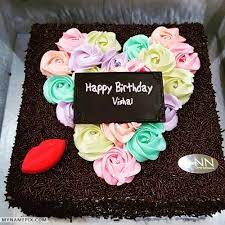 happy birthday vishal cakes cards wishes