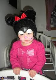 homemade minnie mouse baby costume