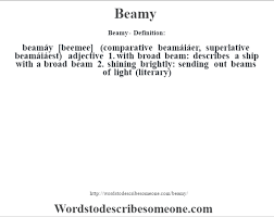 beamy definition beamy meaning