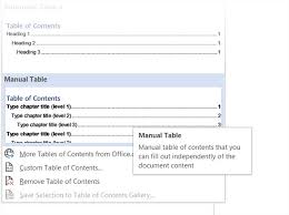 The table of contents should appear after the title page in the document. Make A Word Table Of Contents In 7 Easy Steps Goskills