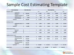 It Project Cost Estimation Template Magdalene Project Org