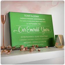 21 romantic emerald 55th anniversary