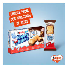 kinder happy hippo biscuits with