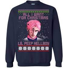 At lil peep merch, you don't have to worry about the prices. All I Want For Christmas Is Lil Peep Hellboy