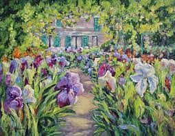 Monet S Iris Garden At Giverny By