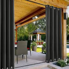 Outdoor Patio Windproof Curtains Top