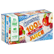 capri sun 100 juice fruit punch 10 pk