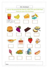 Some of the worksheets for this concept are grade 3 kazikidz teaching material, the food pyramid, healthy choices healthy children, introducing the 5 fabulous food groups, food groups, concept choose myplate, work 1 the five food groups circle 1, eating a balanced diet. Healthy N Junk Food Worksheet