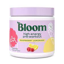 bloom nutrition high energy pre workout
